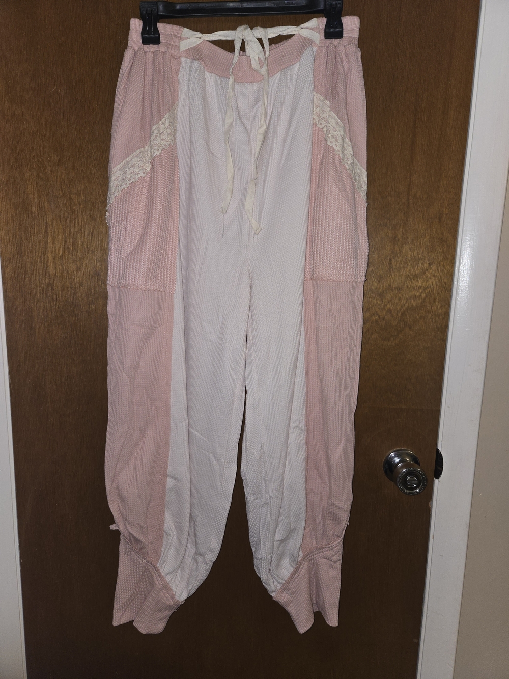Fantastic Fawn Women’s Pink & Cream Lounge Pants
